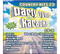 Party Tyme Karaoke - Country Hits 23 [16-song CD+G]