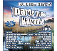 PARTY TYME KARAOKE - COUNTRY HITS 25 CDG - CD - K3z
