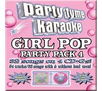 Party Tyme Karaoke – Girl Pop Party Pack 4 – 4 CD