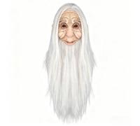 Party White Haired Supplies Suitable For Holiday Or Party Costumes In Various Styles Easily Interchangeable Bringing A Experience. (A, 34x27cm)