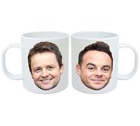 Partybitz Ant and Dec Heads 11oz Ceramic Mug