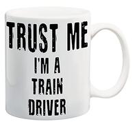Partybitz Funny Trust Me I'm A Train Driver 11oz Ceramic Mug