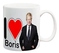 Partybitz I Love Boris Johnson 11oz Ceramic Mug