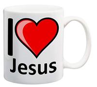 Partybitz I Love Jesus 11oz Ceramic Mug
