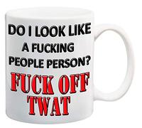 Partybitz Novelty Rude Do I Look Like A People Person 11oz Ceramic Mug