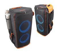 PartyBox 310 Speaker Protective Case Dual Layer Scratch Resistant Dustproof Shell Custom Fit Speaker Jacket Breathable Mesh Sleeve with 4