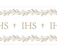 PartyDeco 5m White Communion Tablecloth Runner Non Woven Fabric