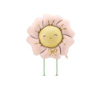 Running Foil Balloon Flower - Rose Red - 80 × 80 cm - With Legs & Straw - Helium Balloon for Children's Birthday Parties