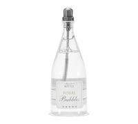 PartyDeco Bubble Maker - 24 Pcs Bubbles Champagne Bottle, Modern Heart Design, Portable, Transparent, 9 cm, Unisex Gift for Children's Day, Birthday, Engagement, Thanksgiving