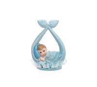PartyDeco Cake figure in the shape of a girl in a scarf christening decoration baby shower gender reveal party table decoration cake toppers cake decoration cake decorations cake decorations (Mix #1)