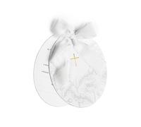 PartyDeco Communion Invitation Cards with Envelope 14 x 11 cm Set of 10 - Communion Invitation with Polish Text - Invitation to First Communion - White