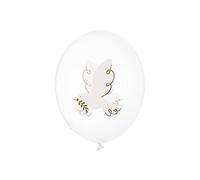 PartyDeco Dove Balloon Bundle x 6 Holy Communion Christening
