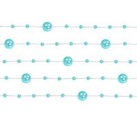 PartyDeco GP15-KARTON, Light Blue 15, 1.3 m