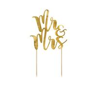 PartyDeco Mr&Mrs Cake Pick