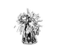 PartyDeco Pack of 4 Weights for Balloons inflated to Helium. Color Silver, 130 g