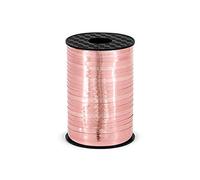 PartyDeco Pink Gold Rose Gold Plastic Ribbon 5 mm / 225 m on Spool Decoration Gift Packaging Party DIY Costume Party Birthday Party