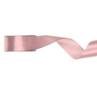 PartyDeco Satin Gift Ribbon Light Rose Gold 25 m 25 mm Wide