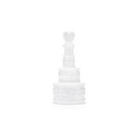 PartyDeco, Soap Bubbles with Tube Wedding Cake Shaped, 24 Pieces
