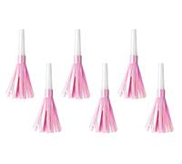 PartyDeco Trumpet Set Party in Light Pink Pipes Birthday Party Decoration Birthday Accessories for Parties Football Game Hen Night Decorations for Cake