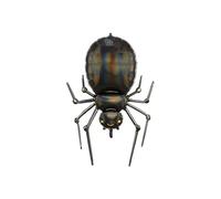 PartyDeco XXL Spider Balloon - Black with Gold Shimmer, 60 x 101 cm, 1 Count, Ideal for Scary Parties, Children's Birthdays, Halloween
