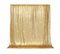 PartyDelight Sparkly Gold Sequin Backdrop, Photography, Christmas Backdrop, 6Ft x 6Ft