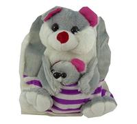 PartyErasers Baby Childrens Toddlers Cute Animal Backpack Rucksack - Grey Koala Bear & Little Bear Design