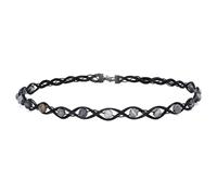 PartyforU Celtic Viking Circlet Crown - Braided Medieval Vintage with Grey Stone for Adult Cosplay Renaissance