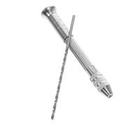 PartyKindom 1 Set Precision Mini Hand Drill Set for Candle Making Includes Replacement Pin Vise and Mini Drill Bits for Jewelry Crafts and Easy to Use Accurate Drilling for Creative Presents