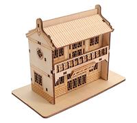 PartyKindom 1 Set Puzzle DIY Kit for Educational Wooden Model of Public House with Musical Box Feature Family Activity to Enhance Parent Interaction and Creativity
