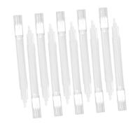 PartyKindom 10 Pcs Empty Refillable Paint Marker Pens Thickened Barrel Ergonomic Grip Self-fill Blank Acrylic Pens for Rock Painting Ceramics Graffiti DIY Art Supplies