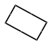 PartyKindom 100 Inch 16:9 Portable Foldable Polyester Camping Projector Screen for Indoor Office Use, Home Movie Theatre Projection Screen