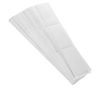 PartyKindom 100 pcs Clear Self Adhesive Index Card Holders Transparent Sticky Card Sleeves for Easy Organization and Identification for Office Use and Labeling
