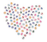 PartyKindom 100pcs DIY Bracelet Beads Handmade Crafts Beads Acrylic Delicate Decorative Practical Easy to Hang Portable Accessory for Bracelet Making