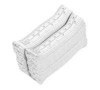 PartyKindom 100pcs Dual-sided Disposable Paper Measuring Tape Professional Accuracy Portable Tailor Body Measurement Ruler for Craft Projects and Home Improvement
