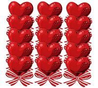 PartyKindom 100pcs Heart Lollipop Paper Cards Adorable Candy Packing Holders for Party Decorations DIY Wrapping Cards for Sweet Treats and Festive Celebrations