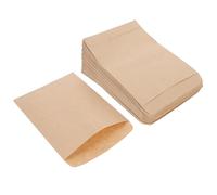 PartyKindom 100pcs Khaki Kraft Paper Seed Envelopes Lightweight Seed Storage Bags without Burr for Wedding Favors and Birthday Favors