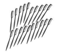 PartyKindom 100pcs Mini Eyelash Comb Lash Separator and Brow Shaping Tool for Women Fine Tooth Black Eyebrow Brush for Precise Grooming Gentle Sensitive Skin Multipurpose Beauty Comb for