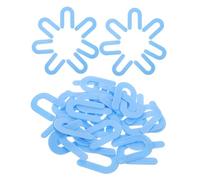 PartyKindom 100pcs U Shape Tile Spacers Horseshoe Shims for Tile Leveling System Plastic Grouting Tools for Ceramic Floor Wall Installation Easy Aligning and Reusable
