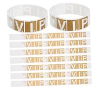 PartyKindom 100Pcs Vip Event Wristbands Bracelets for Concerts Festivals Parties and Events Durable Arm Bands for Admission and Security