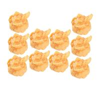 PartyKindom 10Pcs Artificial Popcorn Model Realistic Faux Popcorn for Display Craft Adornment Restaurant Prop for Photography and DIY Projects