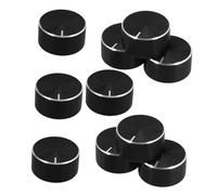 PartyKindom 10pcs Audio Adjustment Knob for Amplifier Volume Fitting Small Replacing Control Caps for Daily Use Suitable for Guitars and Sound Devices