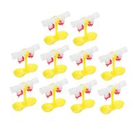 PartyKindom 10pcs Automatic Poultry Water Cups Durable Chicken Drinker Easy Install for Birds Ducks Quail Pigeons Efficient Watering for Poultry Management