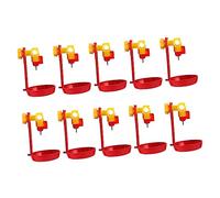 PartyKindom 10Pcs Ball Chicken Waterer Automatic Poultry Water Dispenser for Home Farm Use Easy Installation Bright Color to Attract Chickens Suitable for Ducks Geese