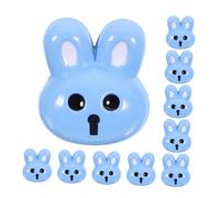 PartyKindom 10pcs Cute Bunny Resin Buttons for DIY Clothing Small Animal Sweater Buttons Durable and Easy to Install Adorable Rabbit Embellishments for Jackets and Craft Projects