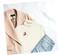 PartyKindom 10pcs Cute Origami Crane Brooch Pins Alloy Lapel Pins for Backpacks Bags Sweaters Creative Cartoon Badge Accessories for Cosplay and Everyday Wear