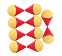 PartyKindom 10pcs DIY Tumbler Bases for Unfinished Wobbling Craft Educational Science Experiment Materials Favor Accessories Enhances Problem Solving and Motor Skills