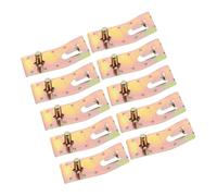PartyKindom 10pcs Galvanized Pallet Rack Safety Clips for Teardrop Shelving Durable Metal Drop Pins for Warehouse Security Slip Pallet Rack Lockers Compatible with Various Shelves