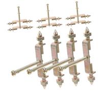 PartyKindom 10pcs Golden Pvc Electrical Enclosure Box Repair Rods for 86 Type Installation Box with Versatile Support Rod