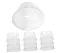 PartyKindom 10pcs Hat Inner Supports Portable Baseball Cap Shapers Clear Lightweight Hat Display Holders for Home Store Use Prevent Deformation and Save Space