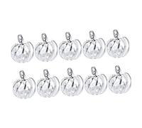 PartyKindom 10pcs Hollow Alloy Lantern Charms for Jewelry Making DIY Pendant Ornaments for Necklaces Bracelets Earrings Multi Functional Hanging Decorations